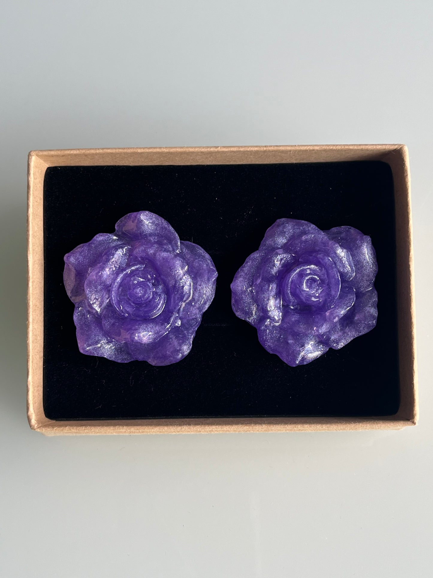 Pendiente Rosa Grande