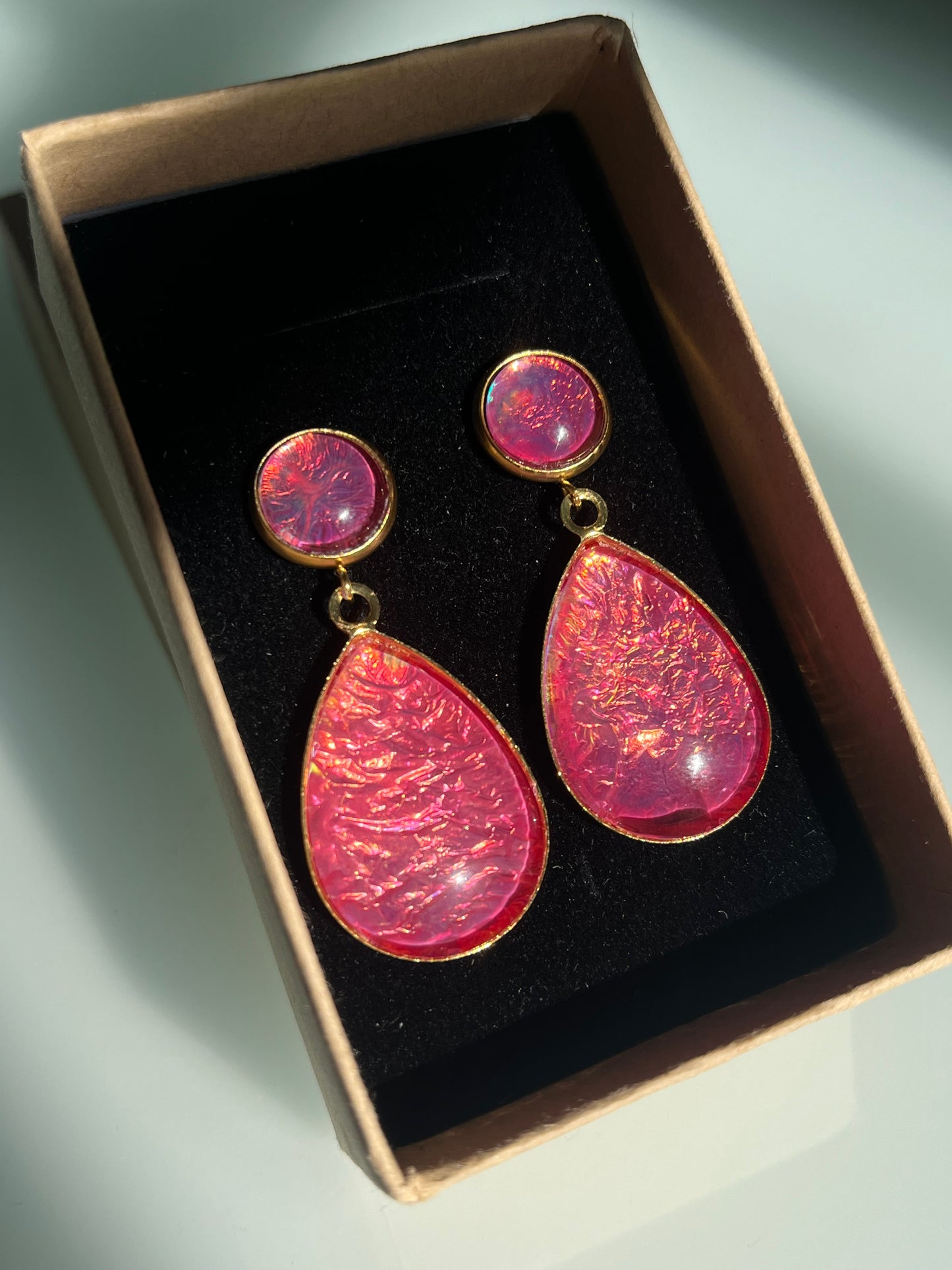 Pendientes Fuego grandes