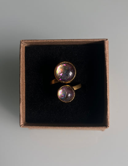 Anillo IRIDISCENTE dorado