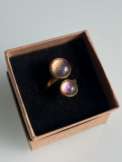 Anillo IRIDISCENTE dorado