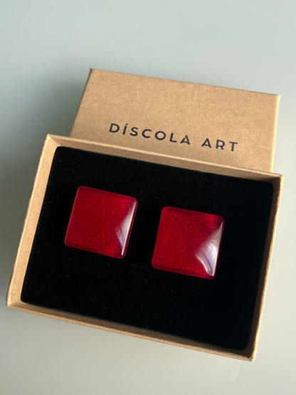Pendientes CUADRADOS grandes