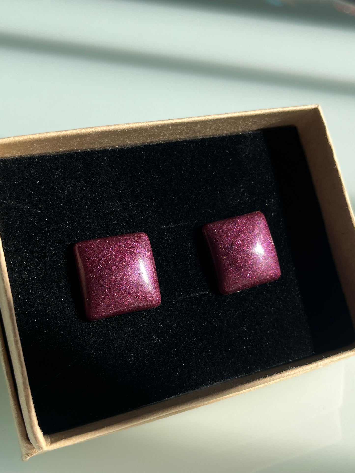 Pendientes CUADRADOS pequeños