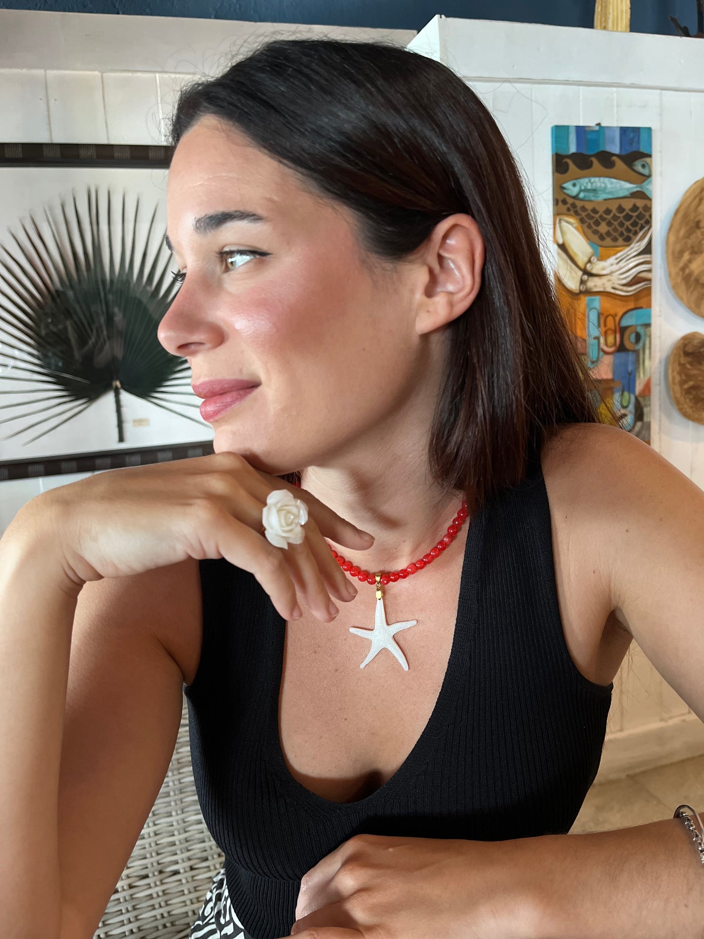 Collar de cuentas Estrella de Mar