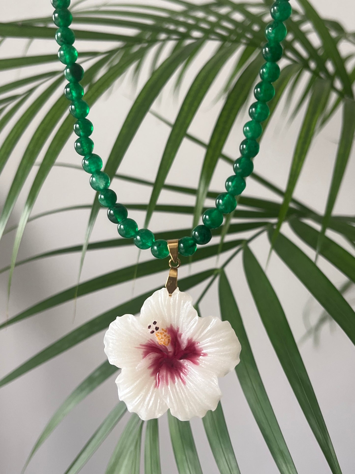 Collar de cuentas Hibisco