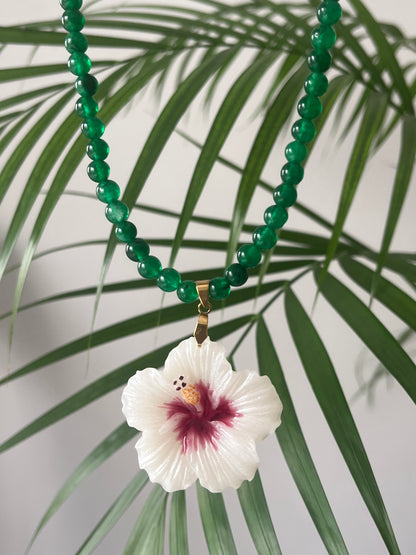 Collar de cuentas Hibisco