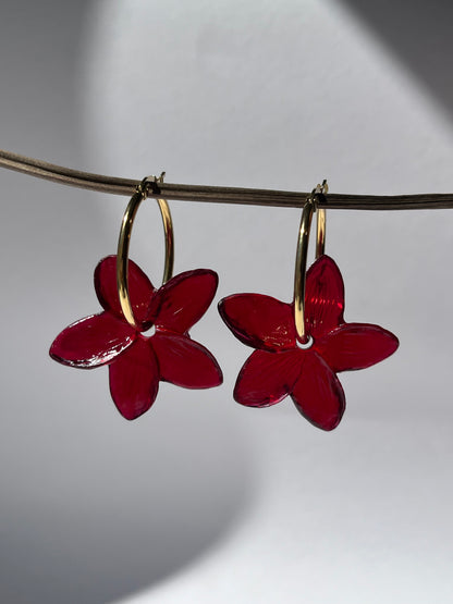 Pendientes de aro dorado JAZMÍN MEDIANO