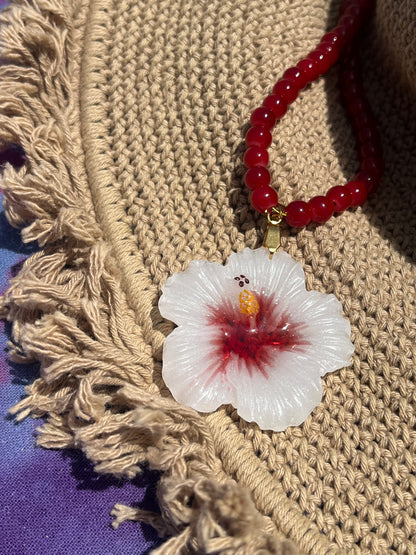 Collar de cuentas Hibisco
