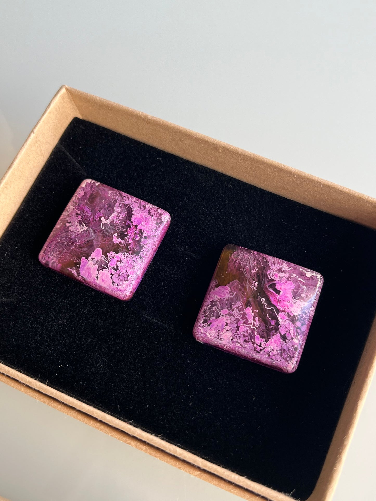 Pendientes Cuadrados fluidos