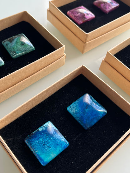 Pendientes Cuadrados fluidos