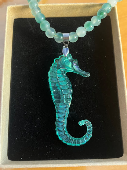 Collar cuentas Caballito de Mar