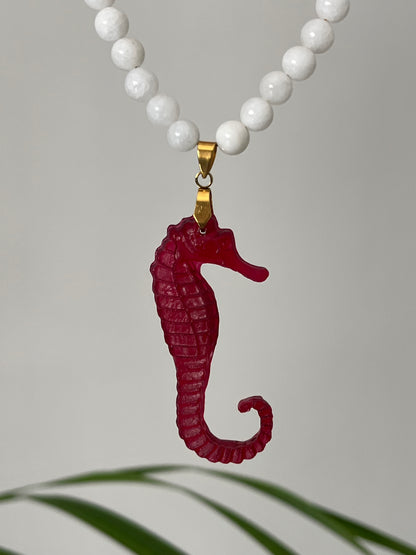 Collar cuentas Caballito de Mar