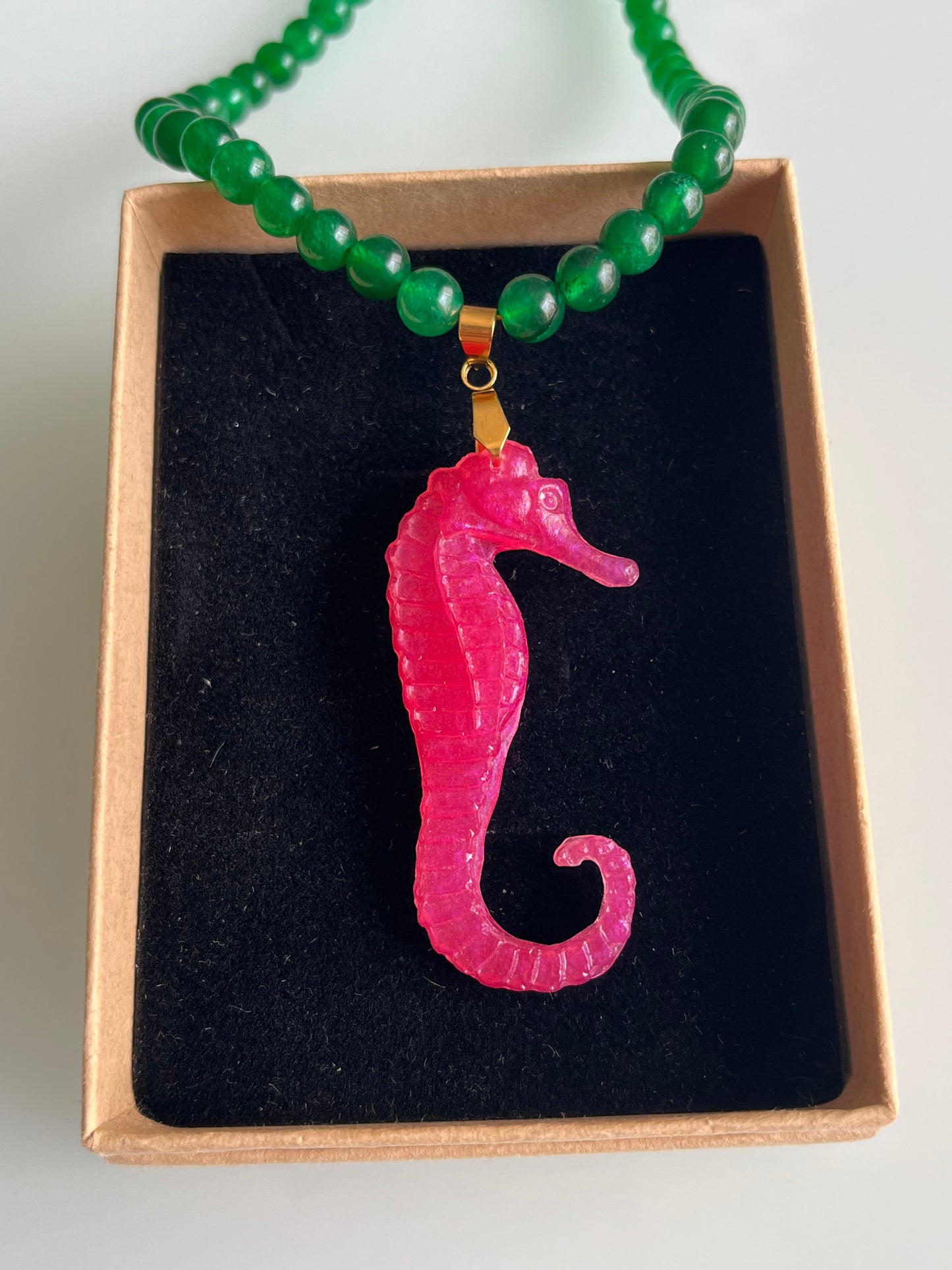 Collar cuentas Caballito de Mar