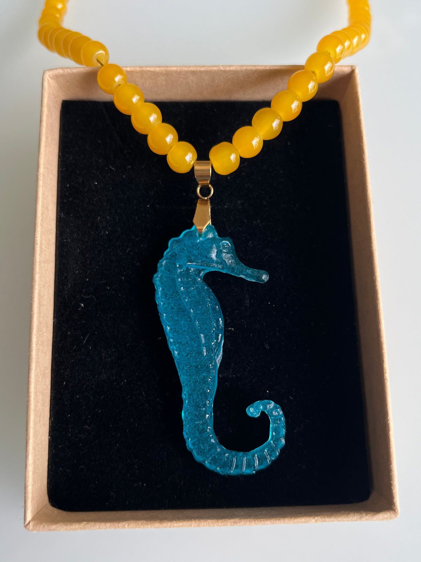 Collar cuentas Caballito de Mar