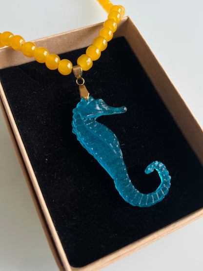 Collar cuentas Caballito de Mar