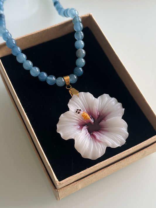 Collar de cuentas Hibisco