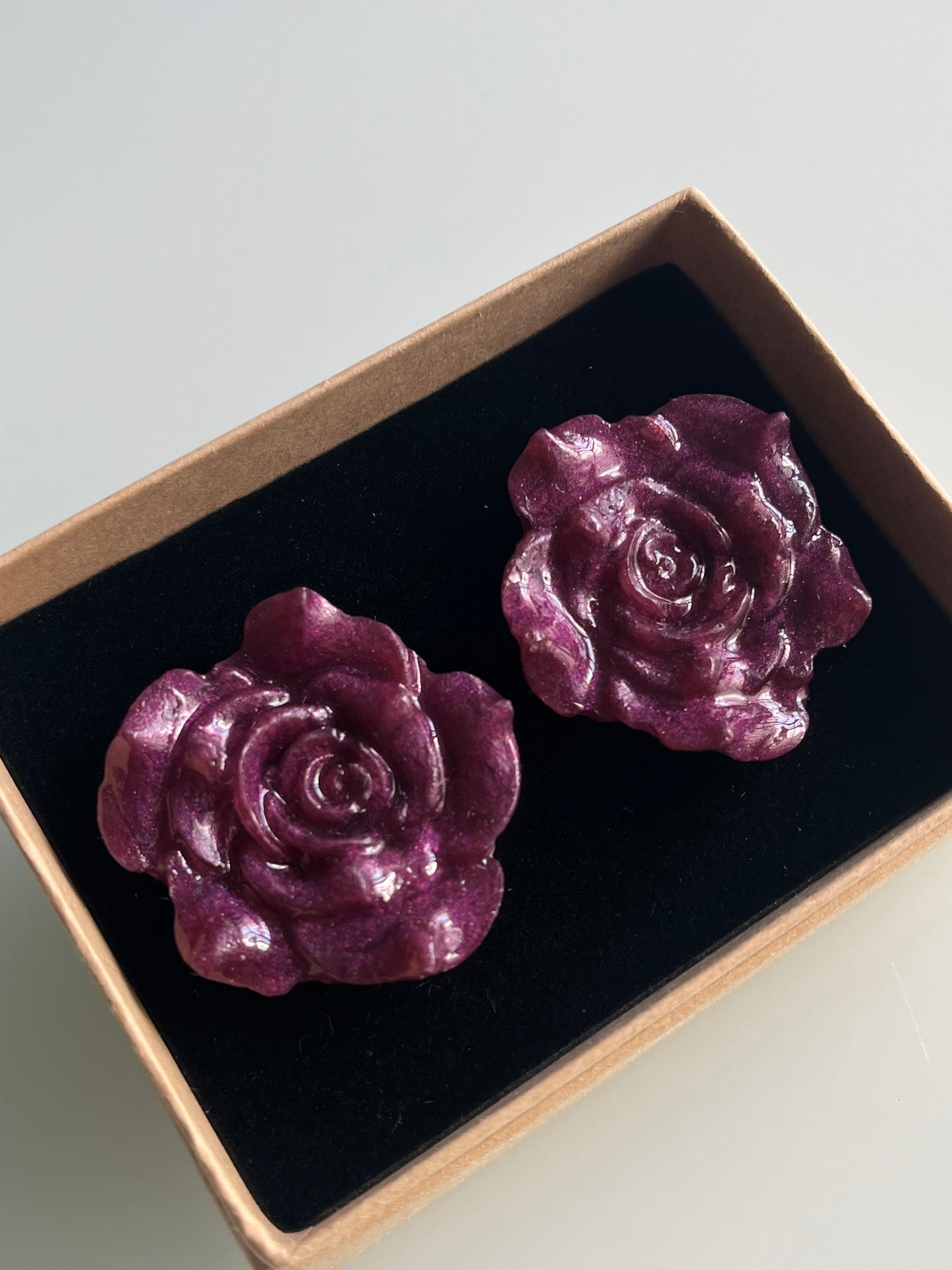 Pendiente Rosa Grande