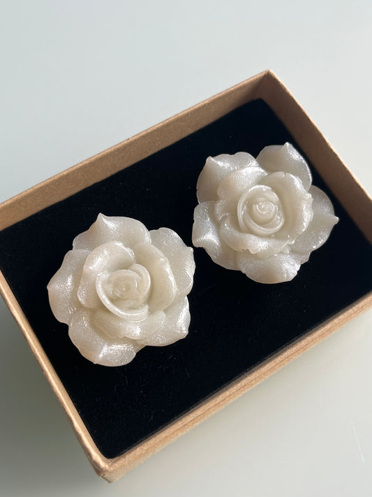 Pendiente Rosa Grande