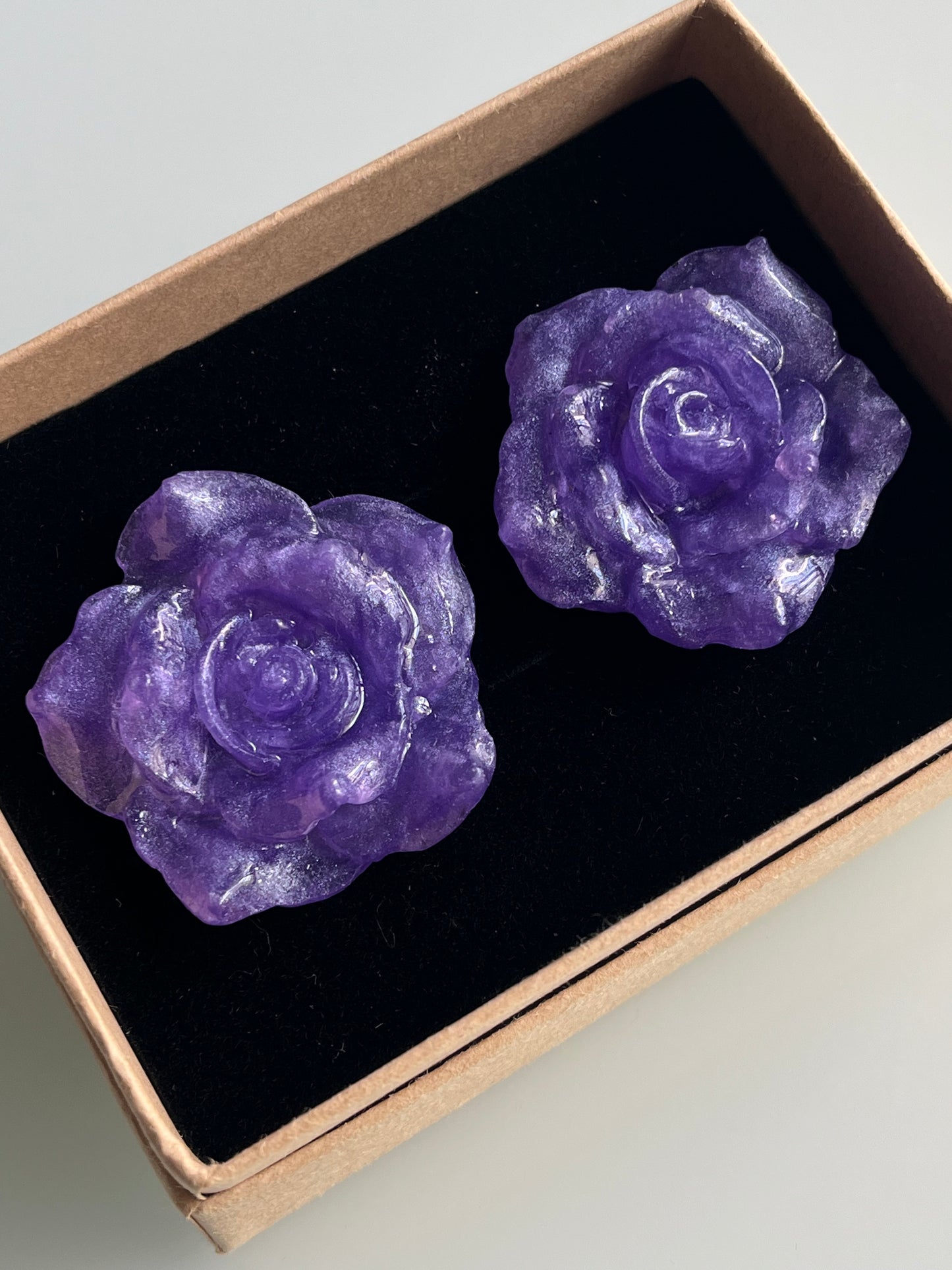 Pendiente Rosa Grande