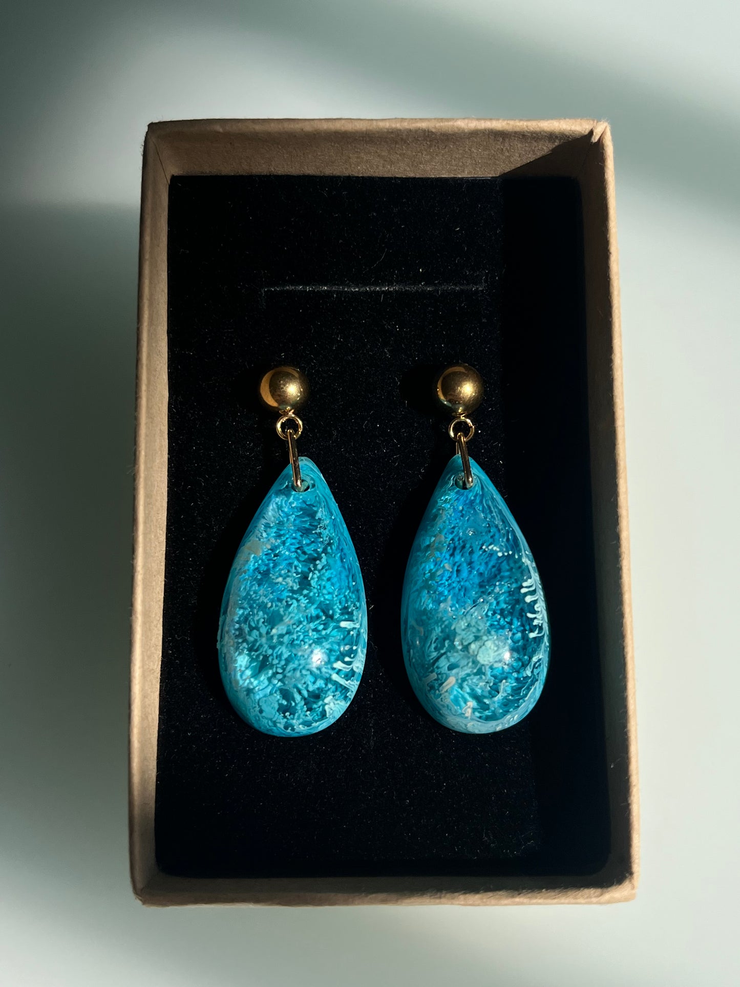 Pendientes Lágrima dorados