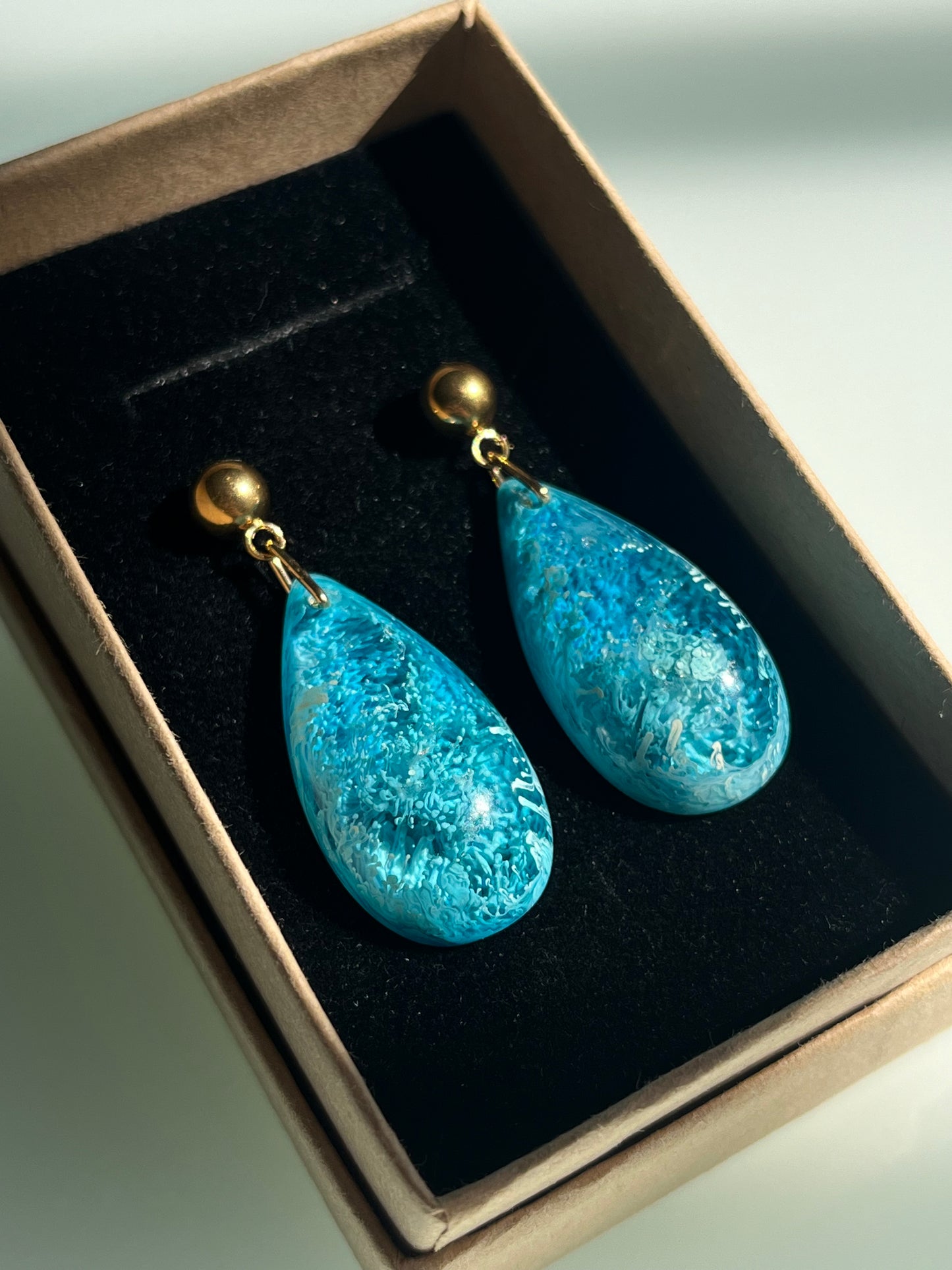 Pendientes Lágrima dorados