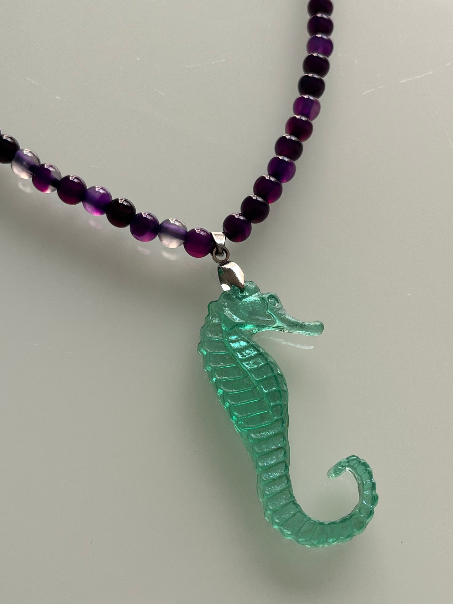 Collar cuentas Caballito de Mar