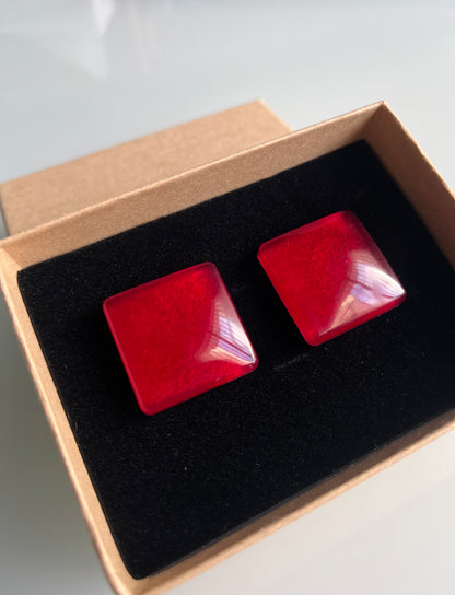 Pendientes CUADRADOS grandes
