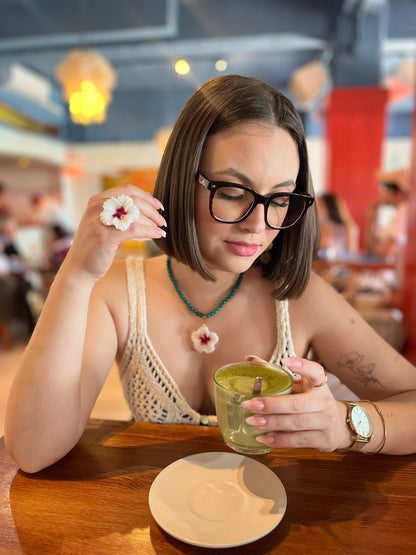 Collar de cuentas Hibisco